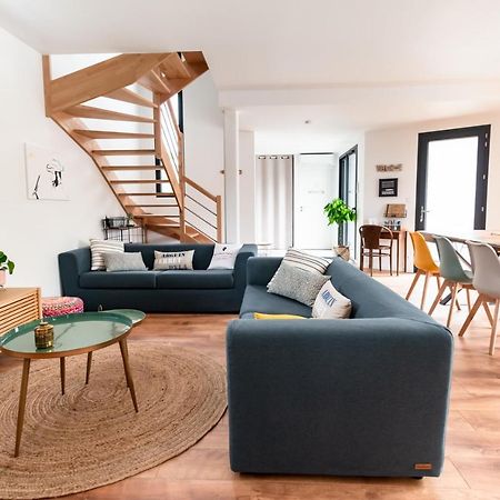 Frenchyhomes☆Villadeluxe☆Plage☆Piscine 앙데르노스레방 외부 사진