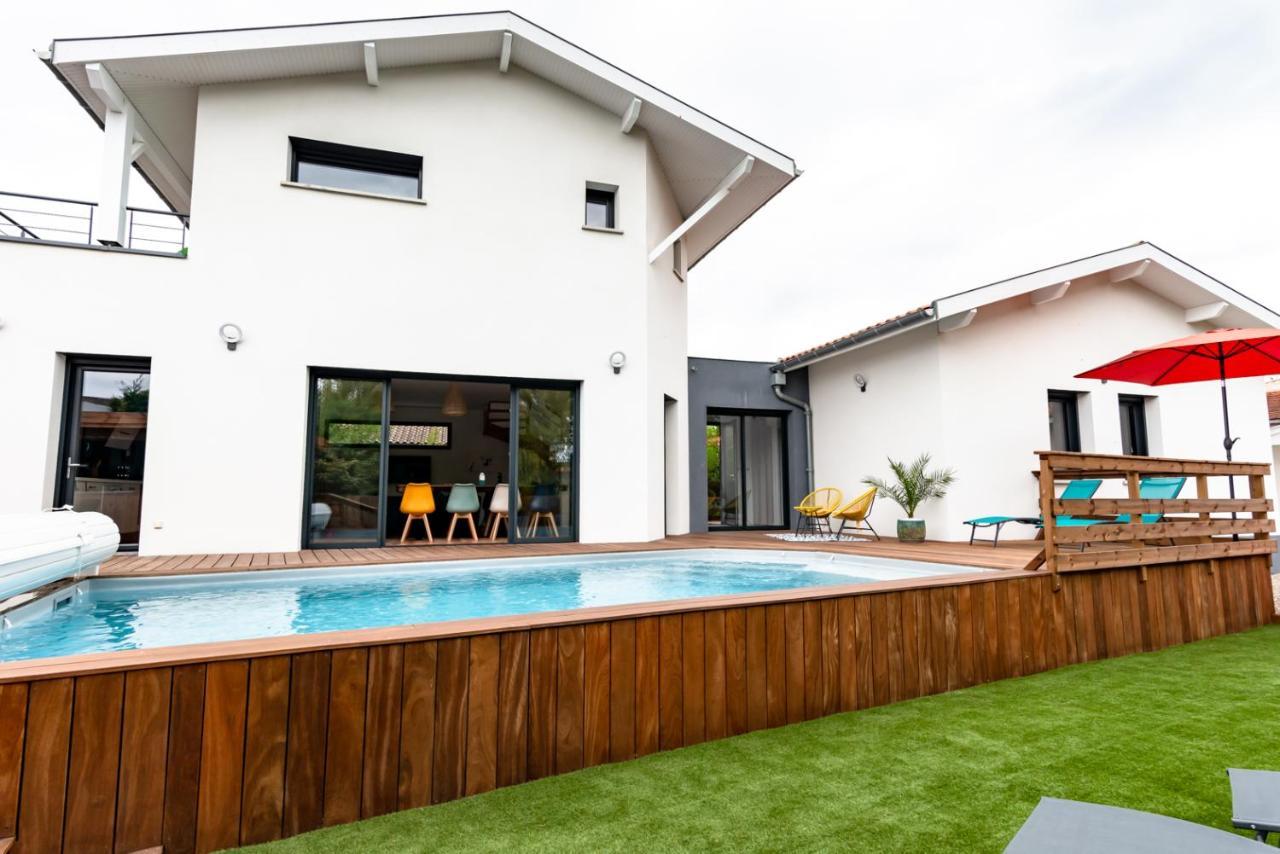 Frenchyhomes☆Villadeluxe☆Plage☆Piscine 앙데르노스레방 외부 사진