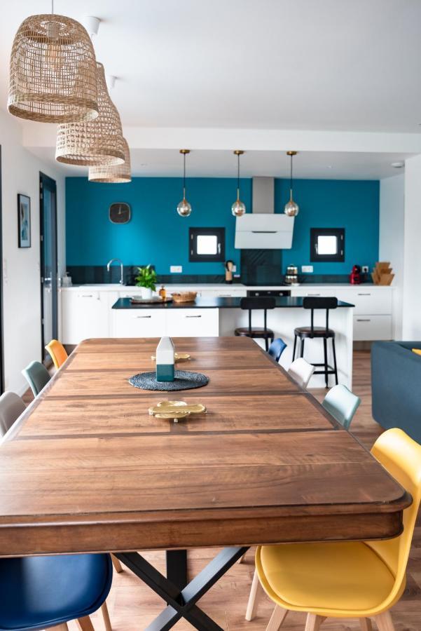 Frenchyhomes☆Villadeluxe☆Plage☆Piscine 앙데르노스레방 외부 사진