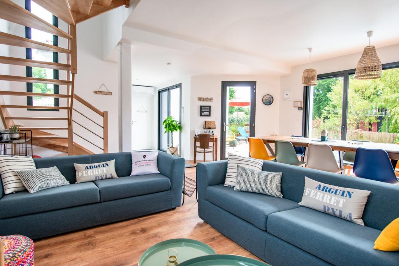 Frenchyhomes☆Villadeluxe☆Plage☆Piscine 앙데르노스레방 외부 사진
