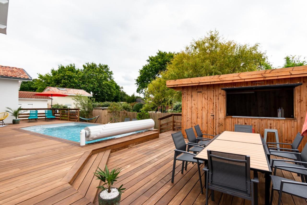 Frenchyhomes☆Villadeluxe☆Plage☆Piscine 앙데르노스레방 외부 사진