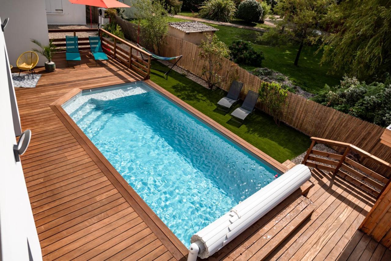Frenchyhomes☆Villadeluxe☆Plage☆Piscine 앙데르노스레방 외부 사진