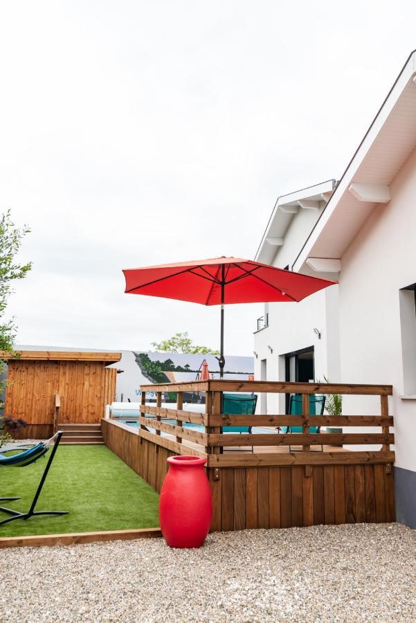 Frenchyhomes☆Villadeluxe☆Plage☆Piscine 앙데르노스레방 외부 사진