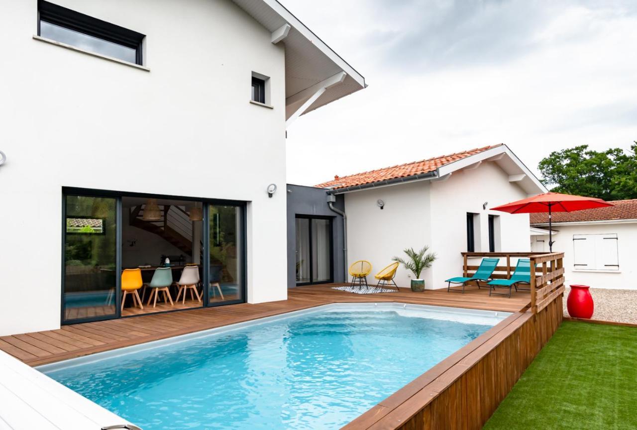 Frenchyhomes☆Villadeluxe☆Plage☆Piscine 앙데르노스레방 외부 사진