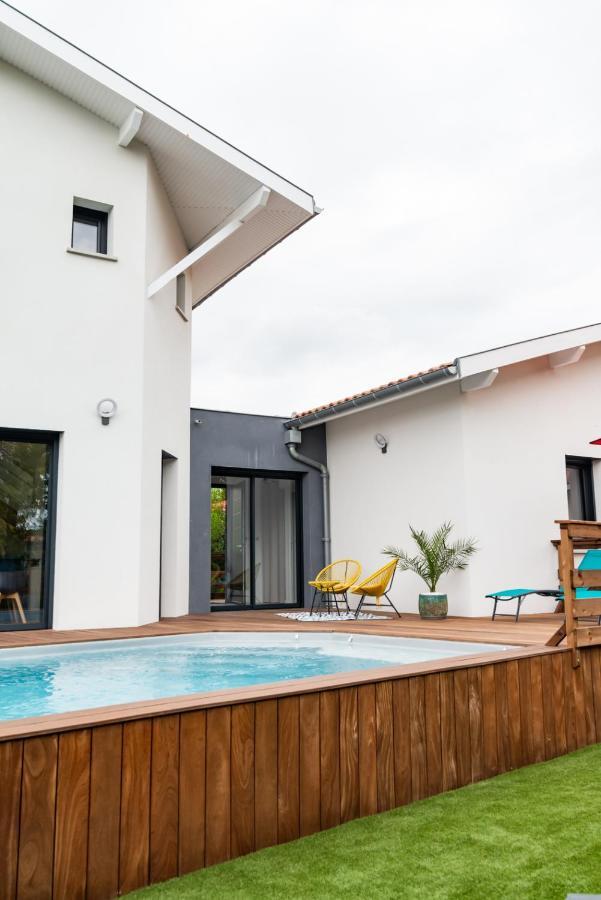 Frenchyhomes☆Villadeluxe☆Plage☆Piscine 앙데르노스레방 외부 사진
